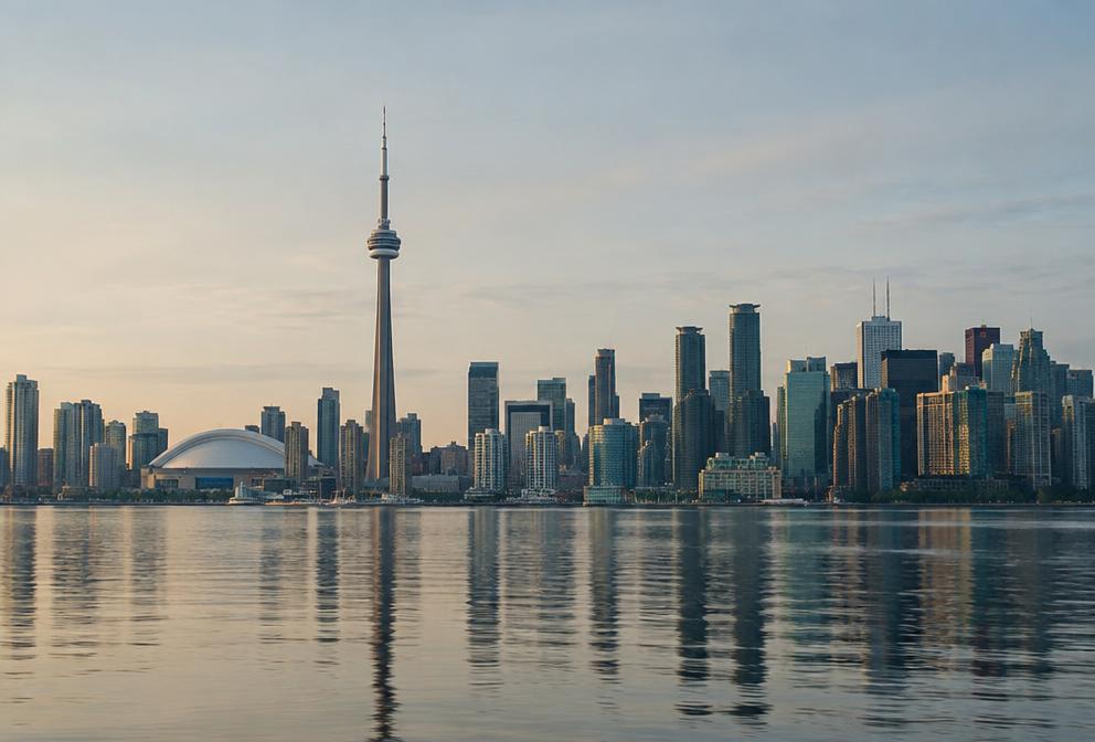 Toronto skyline representing Canada migration